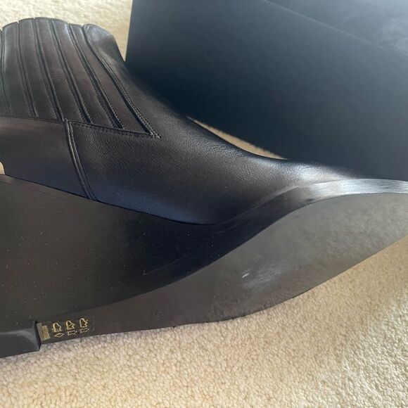 The Kooples Black Leather Ankle Boots French high end brand - Picture 5 of 5